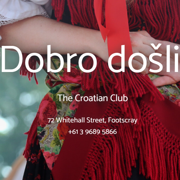 The Croatian Club Melbourne Croatian Organization in Footscray, AUVIC